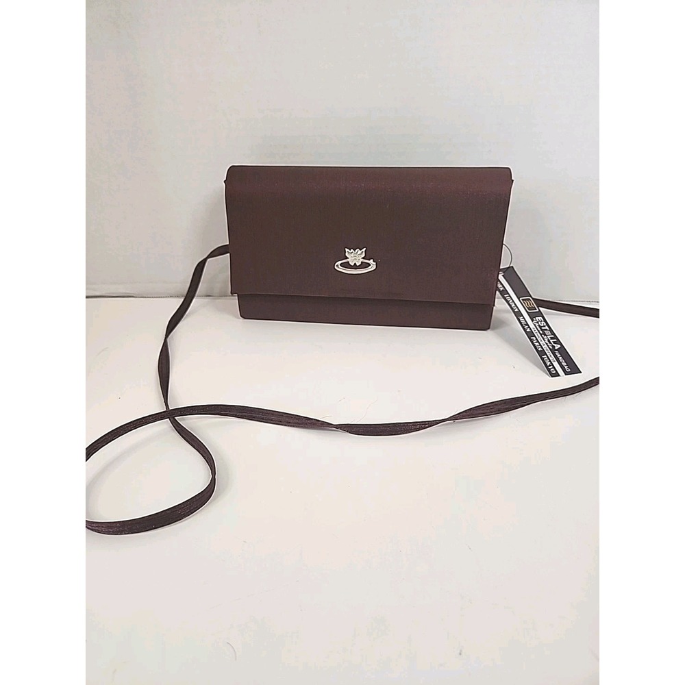 NWT Estella Handbag Shimmery Brown‎ Evening Bag 5" X 8" X 2"
